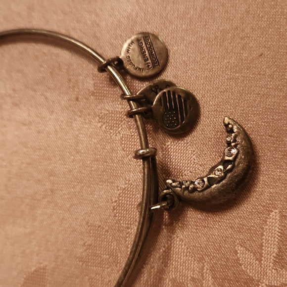Alex and Ani moon cz bangle and toggle bead bracelets - Picture 3 of 3